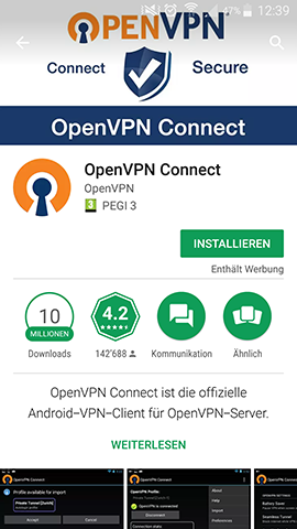 Android Guide download Open VPN Connect app Android Guide download Open VPN Connect app