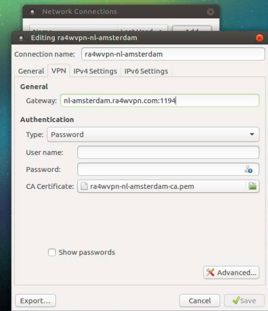 Linux Guide enter credentials Linux Guide enter credentials