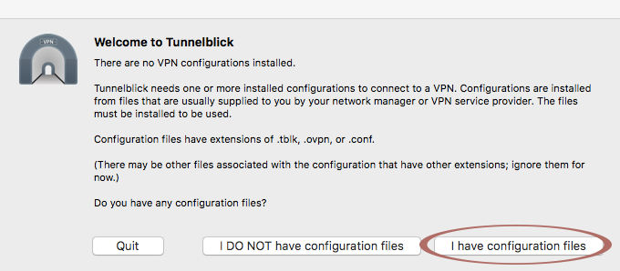 Mac Guide import configuration files
